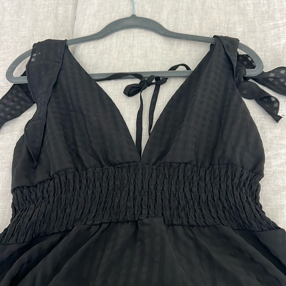 Black summer dress